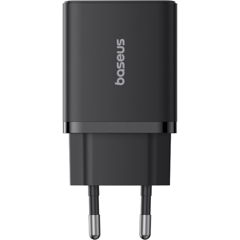 Baseus Cube Pro 30W USB-C USB-A sienas lādētājs - melns