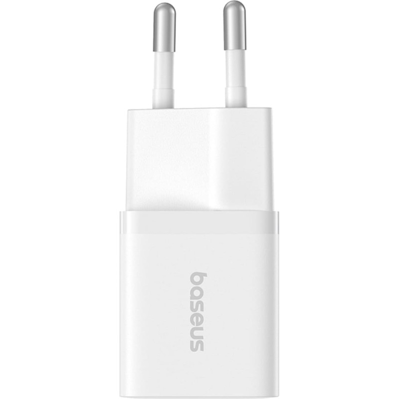 Baseus USB-C GaN5 25W sienas lādētājs - balts