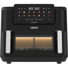 Haeger AF-D10.010B Super Cook Karstā gaisa cep&scaron;anas ierīce 10L ( 2 x 5L ) 2600W