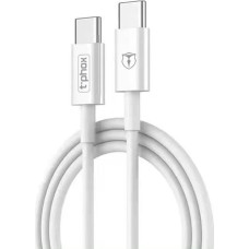 T-Phox CABLE GLARY LITE SERIES 3W 1M USB-C|USB-C WHITE