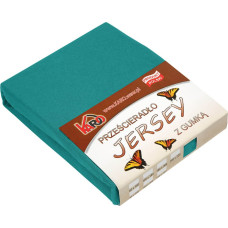 Džersija loksne 160x200 tirkīza tumša 016 bieza 150g/m2