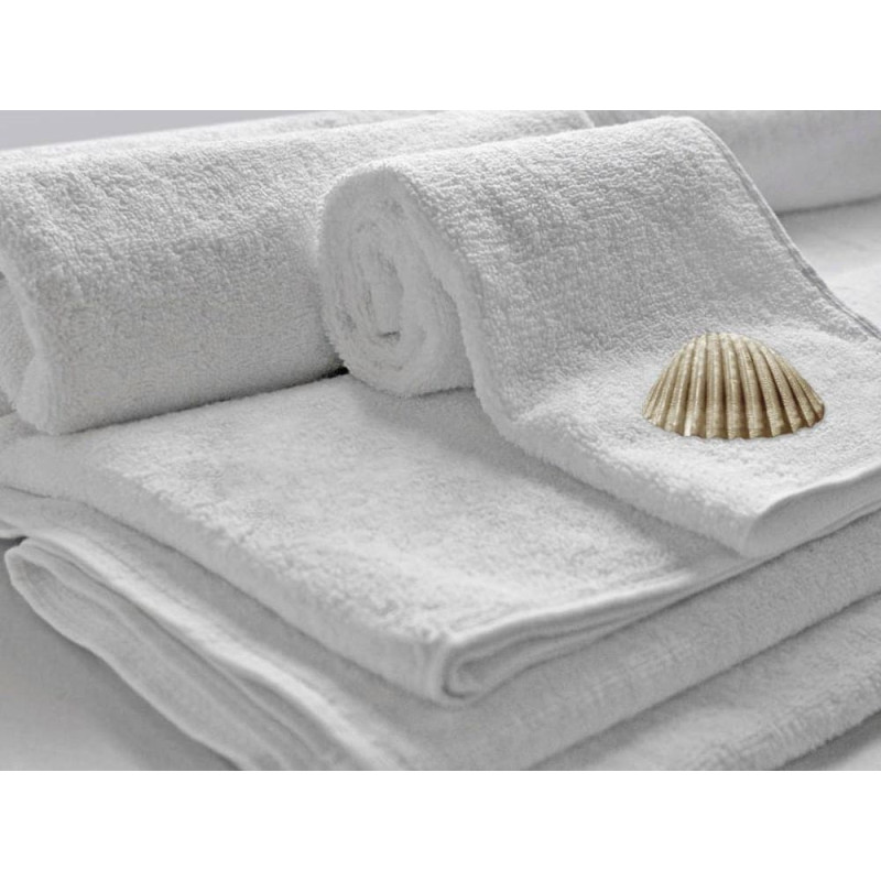 Viesnīcas dvielis 70x140 gludi balts 500 g/m2