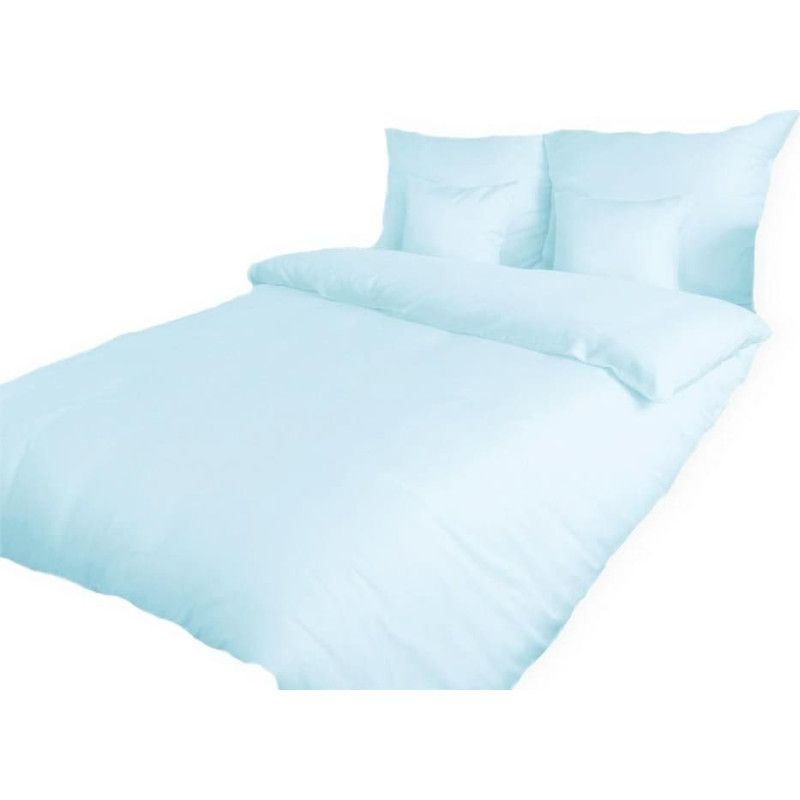 Kokvilnas spilvendrāna 40x60 zila 10 vienkrāsains