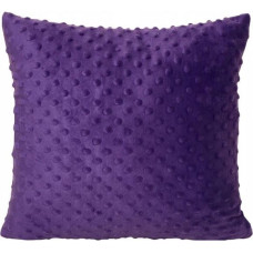 Dekoratīvā spilvendrāna 40x40 Minky tumši violeta 9