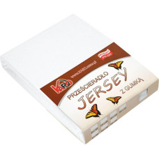 Džersijai pieguļošs palags 80x200 balts 001 biezs 150g/m2