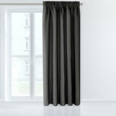 Aizkars gatavs uz lentes 135x270 Parisa melns