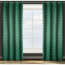 Aptumšojošs aizkars 140x250 Polizaļš sudrabs, gatavs ar aptumšošanas starplikām