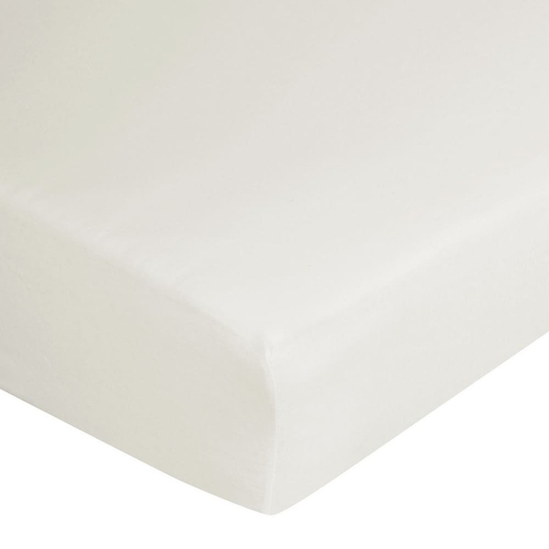 Džersijai pieguļošs palags 90x200 krēms augstajam matracim 25 cm 125 g/m2