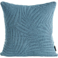 Dekoratīvā spilvendrāna 45x45 Akmens tirkīza tumšas lapas