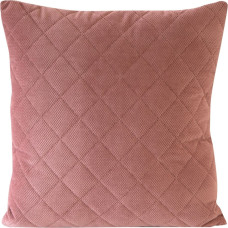 Dekoratīva spilvendrāna 40x40 Milo rozā velūrs ar smalku strukturālu rakstu