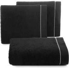 Daisy dvielis 50x90 melns frotē 500 g/m2