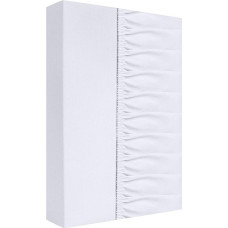 Kokvilnas palags 220x200 balts matracim līdz 25 cm augstam
