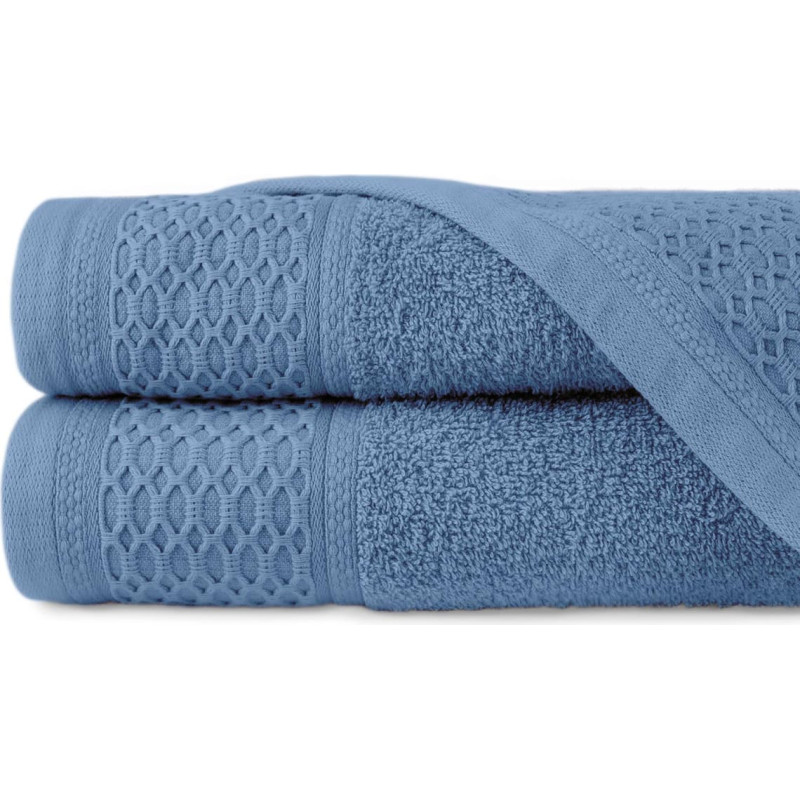 Solano dvielis 70x140 zils frotē audums 100% kokvilna