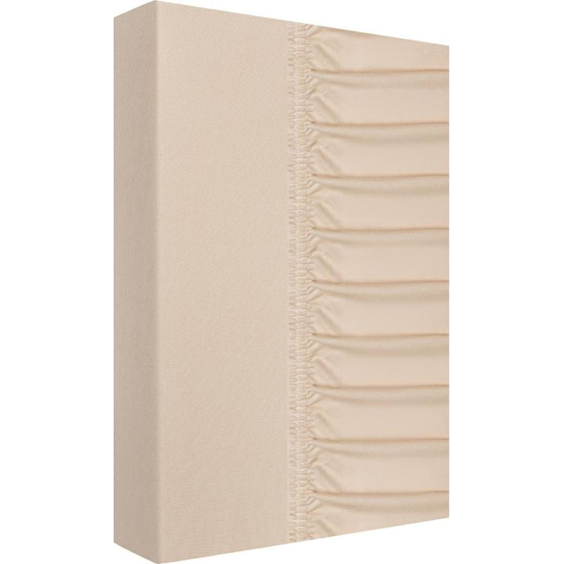 Džersijai pieguļošs palags 90x200 bēšs 160g/m2