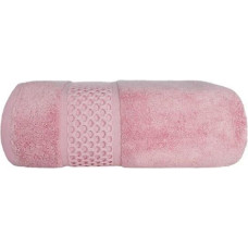 Dvieļu Rete 70x140 rozā frotē audums 650 g/m2 kokvilnas divcilpas dzija mīksts pieskāriens 24/2