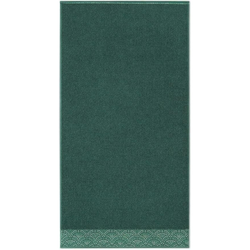 Ravenna dvielis 70x140 tumši zaļš 5629 frotē audums 450 g/m2 Zwotex 23