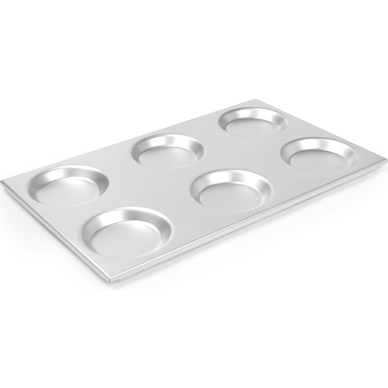 Hendi Alumīnija paplāte GN 1/1 ar apļveida veidnēm 125mm 530x325mm 808740