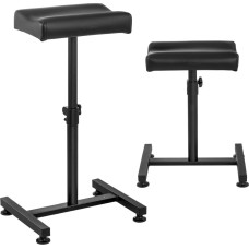 Physa Kosmētisks kāju krēsls pedikīram ar regulējamu augstumu līdz 75 cm līdz 80 kg - melns