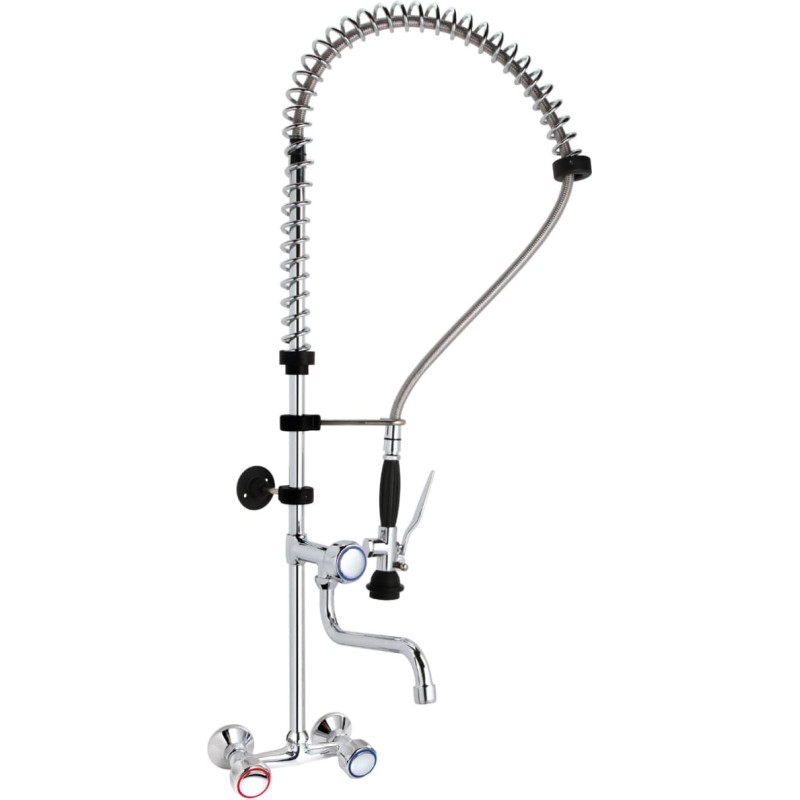 Hendi Virtuves maisītājs ar snīpi un dušu montāžai pie sienas H 101 cm - 810293