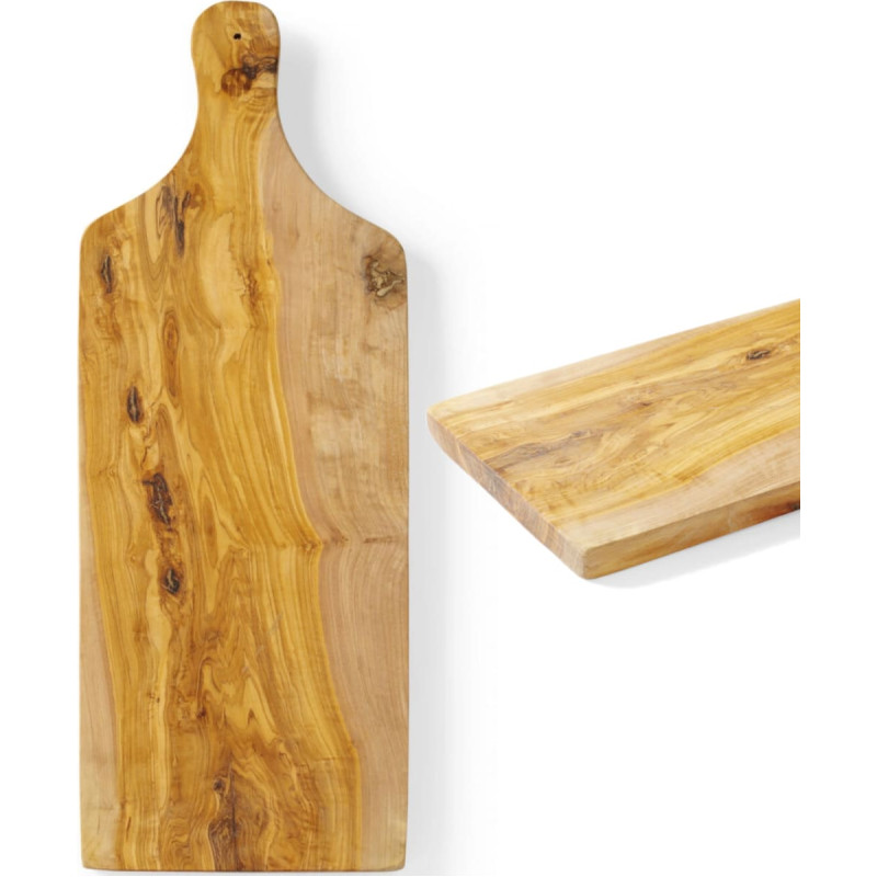 Hendi Olīvkoka servē&scaron;anas dēlis ar rokturi 600 x 200 x 18 mm - 505267