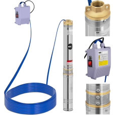 MSW Iegremdējamais sūknis dziļurbumam STEEL 100 W 6000 l/h līdz 72 m