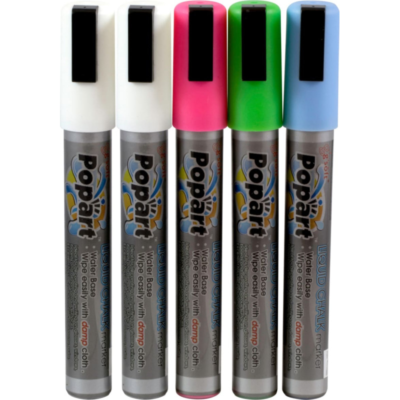 Hendi Tāfeles marķieru uzgalis 2-6mm komplektā 5gab. - 664216