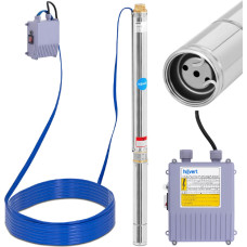 Hillvert Iegremdējamais sūknis dziļurbumam nerūsējo&scaron;am tēraudam 3780 l/h līdz 85 m
