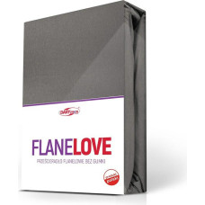 Flaneļa palags bez gumijas, 220x210, pelēks