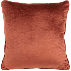 Dekoratīvā spilvendrāna 40x40 Lili sarkankoka samts ar viļņainu reljefu rakstu