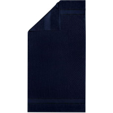 Peru dvielis 100x150 tumši zils samts 500g/m2
