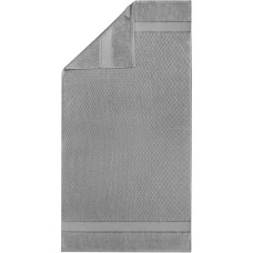 Peru dvielis 70x140, pelēks samts, 500g/m2