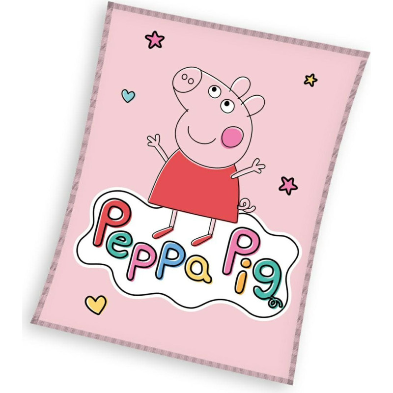 Mikrošķiedras sega 110x140 Pappa Pig rozā 4265 C23