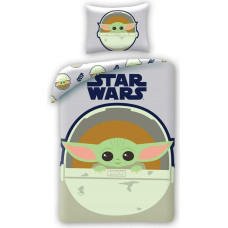 Kokvilnas gultas veļa 140x200 Star Wars pelēka spilvendrāna 70x90 1526BL Kids 12