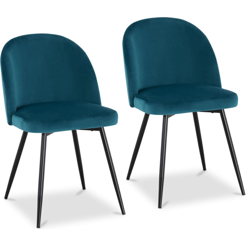 Fromm&Amp;Starck Polsterēts samta krēsls virtuvei, viesistabai, modernam birojam, 2 gab.TIRKĪZS