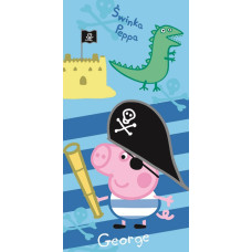 Peppa Pig dvielis 75x150 Pirate George PP001-R