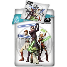 Star Wars gultas veļa 160x200 Jedi The Clones Wars White 7051