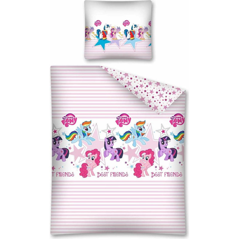 Flaneļa gultasveļa Poniji 160x200 My Little Pony 2105