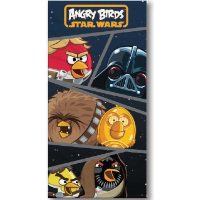 Dvielis 75x150 Angry Birds Star Wars 6050