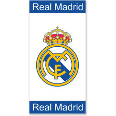 Real Madrid dvielis 76x152 Balts 60263