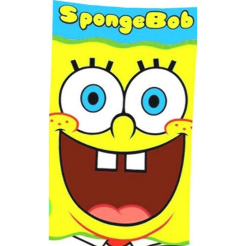 SpongeBob dvielis 75x150 C smaidošs Sponge Bob 0835