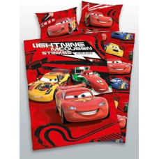 Automašīnu gultas veļa 140x200 C Lightnine McQueen atkal uzbrūk 9958