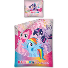Poniju gultasveļa 140x200 D Rainbow Magic 6048