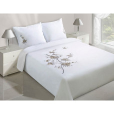 Gultasveļa ar mežģīnēm 160x200 Dalia balta Bella