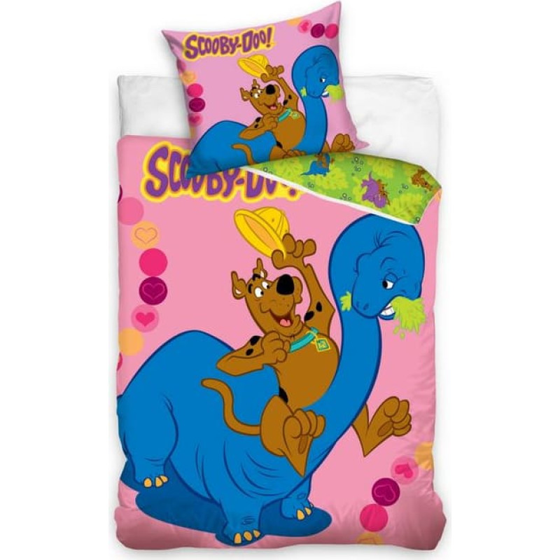 Kokvilnas gultasveļa Scooby Doo 140x200 5916