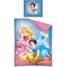 Kokvilnas gultas veļa 140x200 Princeses 0087 PRI 06 DC