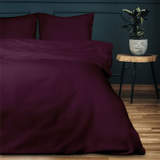 Satīna gultasveļa 140x200 violeta 361 vienkrāsaina gluda