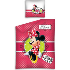 Kokvilnas gultas veļa 140x200 Mini Mouse 4143 STC 03 DC