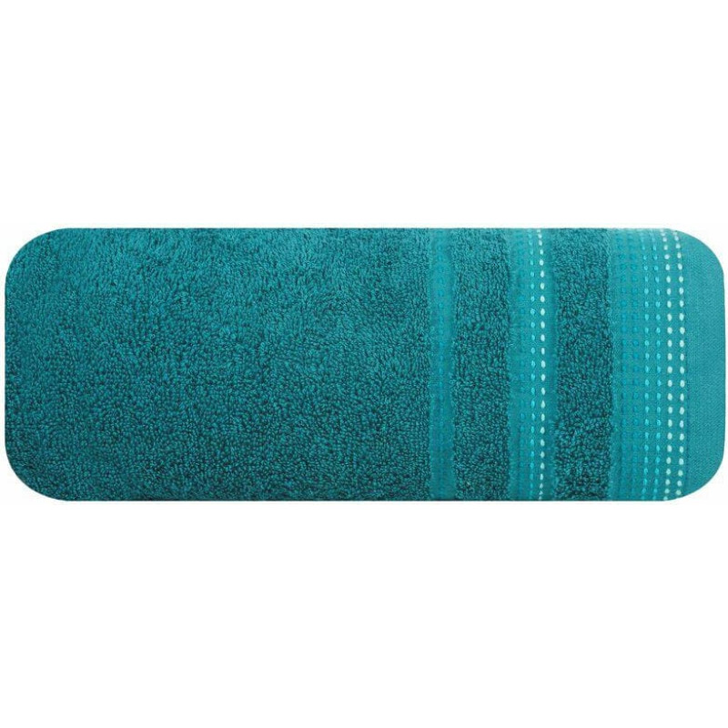 Pola dvielis 30x50 26 tirkīza tumšs frotē 500 g/m2