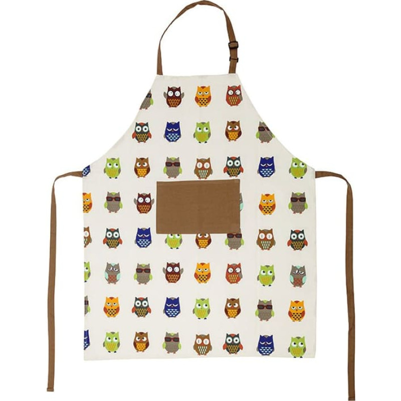 Euromat Kokvilnas virtuves priek&scaron;auts 70x80 Terni raksts CT/1440 ar pūcēm