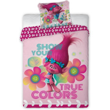 Kokvilnas gultas veļa 160x200 Trolls 003 4691